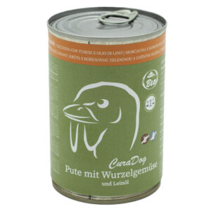 CuraDog Bio Pute mit Wurzelgemüse 400g DE-ÖKO-003
