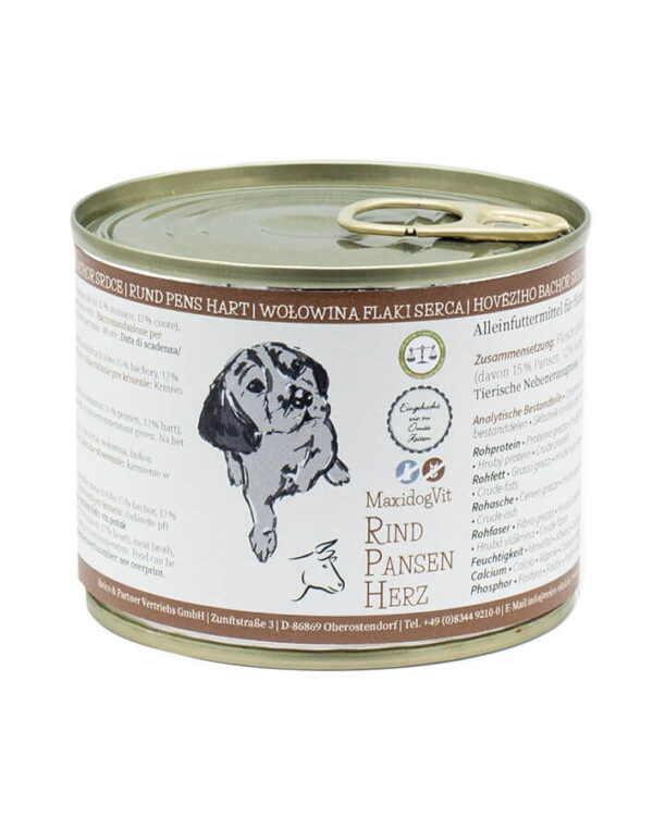 MaxidogVit Rind Pansen Herz